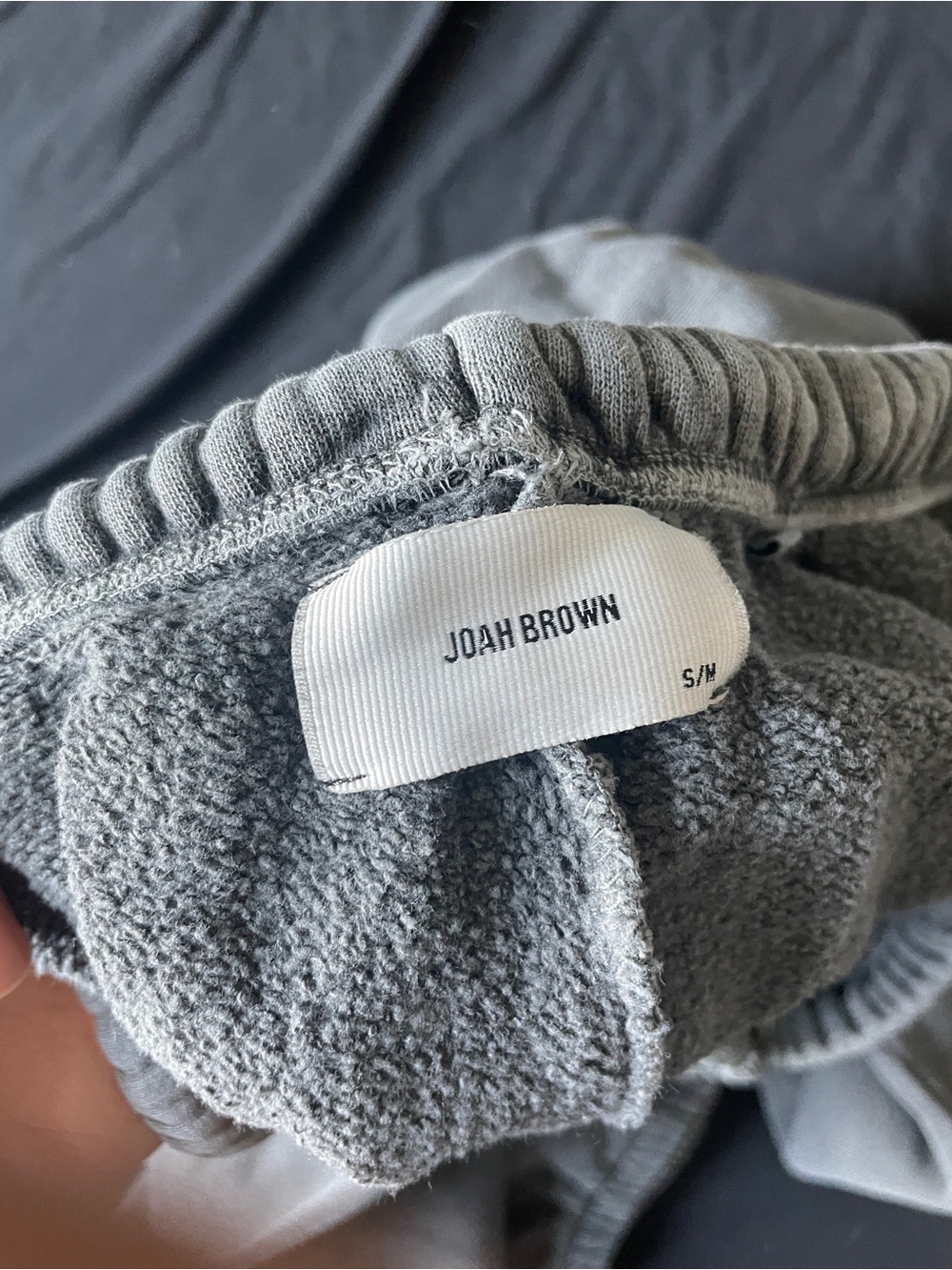 Joah brown oversized jogger washed black - Picture 2 of 5